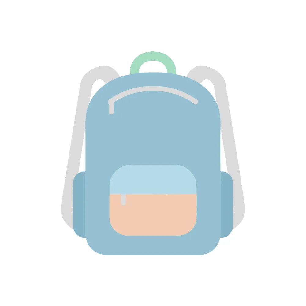 Icône sac à dos — transportabilité du pot de chambre Habeygard®