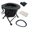 Toilette portable pliable HABEYGARD® avec accessoires – sac, papier absorbant, anneau – Marque Française