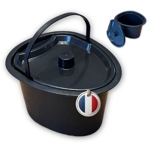Pot de chambre adulte avec couvercle hygiénique HABEYGARD®