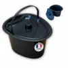 Pot de chambre adulte HABEYGARD® avec couvercle hygiénique et anse de transport – Marque Française