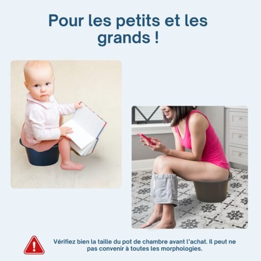 Pot de chambre adulte avec couvercle hygiénique HABEYGARD® – Image 6
