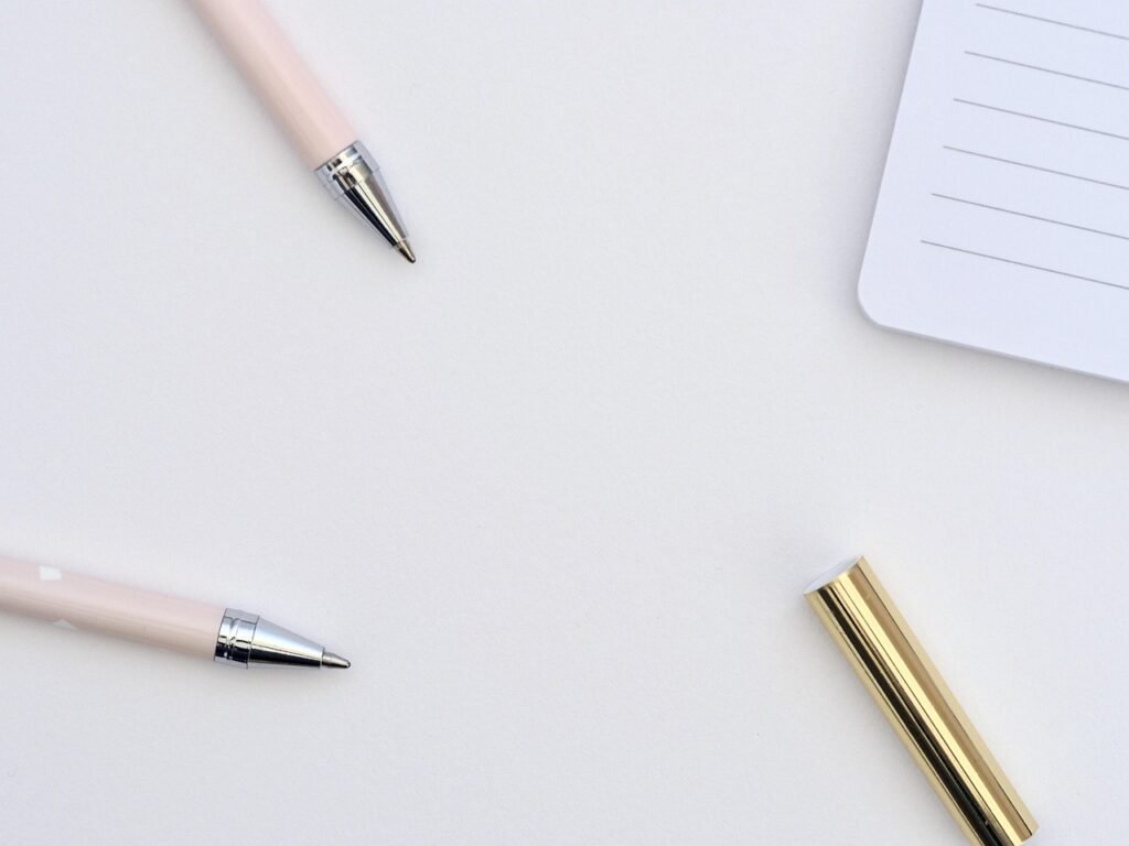 magazine, gray, pink, pen, write, coffee, drink, journal, diary, writing, work, working, business, blog, blogging, desk, desktop, white background, white space, simple, minimal, pretty, design, study, feminine, journal, simple, simple, simple, simple, simple